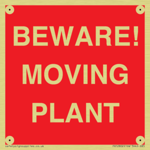 BEWARE! MOVING PLANT